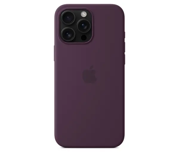 Apple silikonowe z MagSafe do iPhone 16 Pro Max Dojrzała śliwka