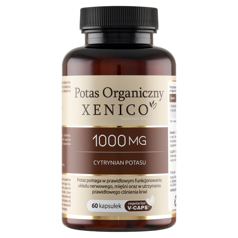 XENICO Potas organiczny, 60 kapsułek >>  od 49zł  