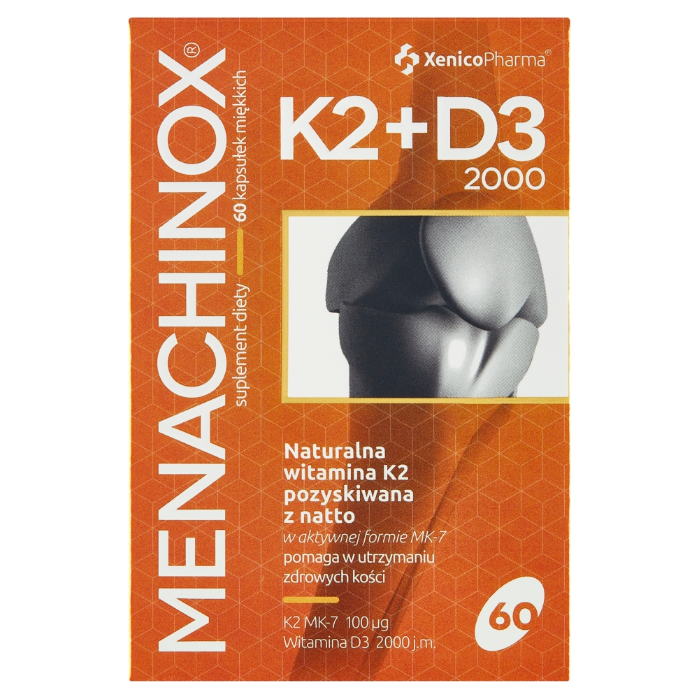 Xenico PHARMA Xenicopharma Menachinox K2+D3 2000 60 Kaps.