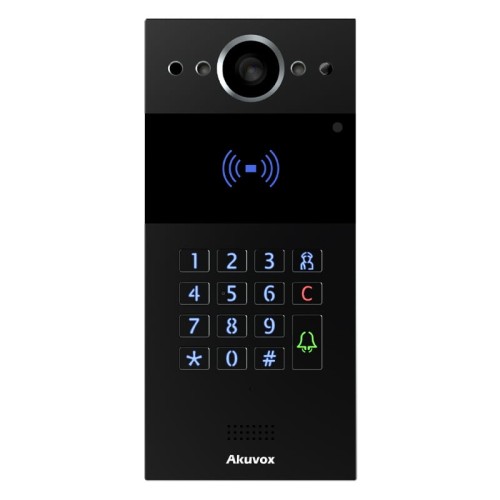 AKUVOX R20K Black Panel zewnętrzny natynkowy współpracuje z INT-TSI Satel - Akuvox