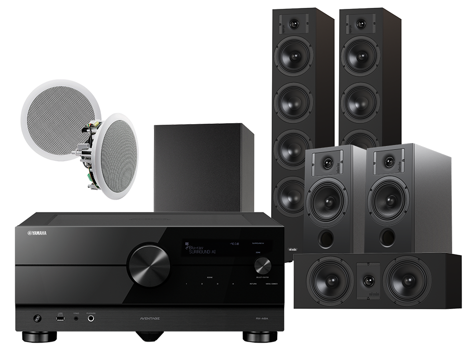 Yamaha RX-A8A + Diva 6 + 3 + 7 + RD 280 + Basso 880