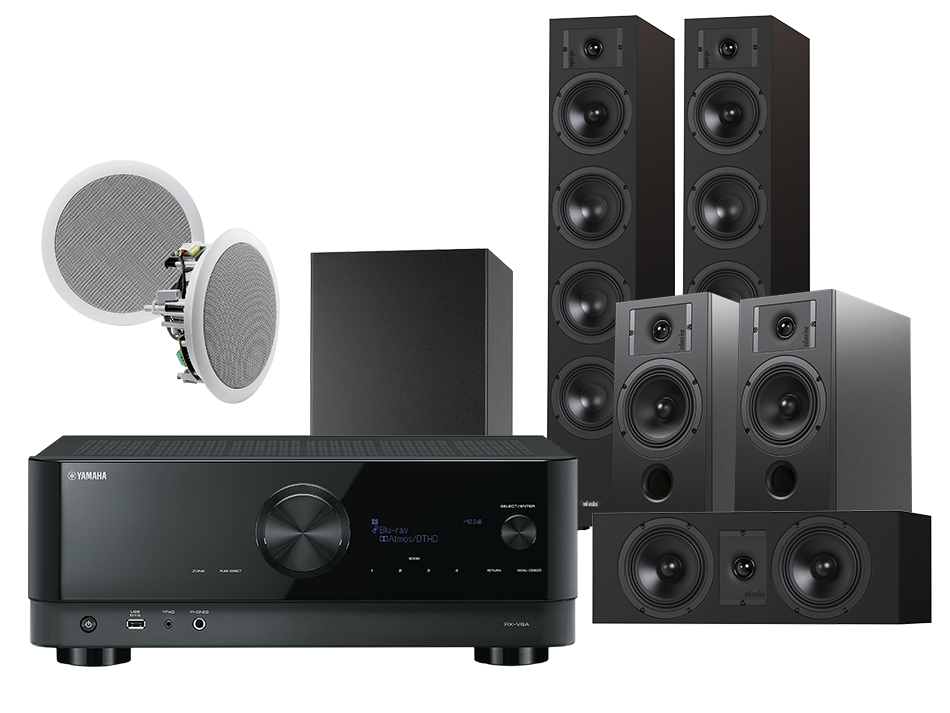 Yamaha RX-V6A + Diva 6 + 3 + 7 + RD 260 + Basso 880