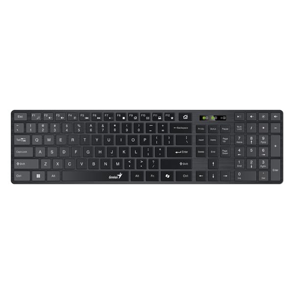 Genius SlimStar 126 COPILOT, klawiatura CZ/SK, klasyczna, przewodowa (USB), czarna  31310017426