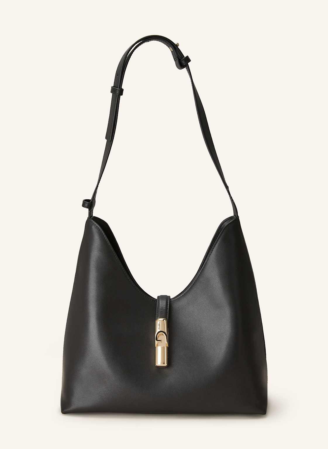 Furla Torebka Hobo Goccia schwarz