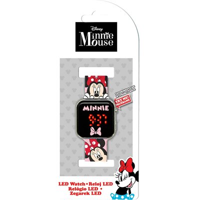 Zegarek LED z kalendarzem Minnie MN4369