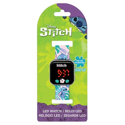 Zegarek KIDS EUROSWAN LED Stitch z kalendrzem LAS4091