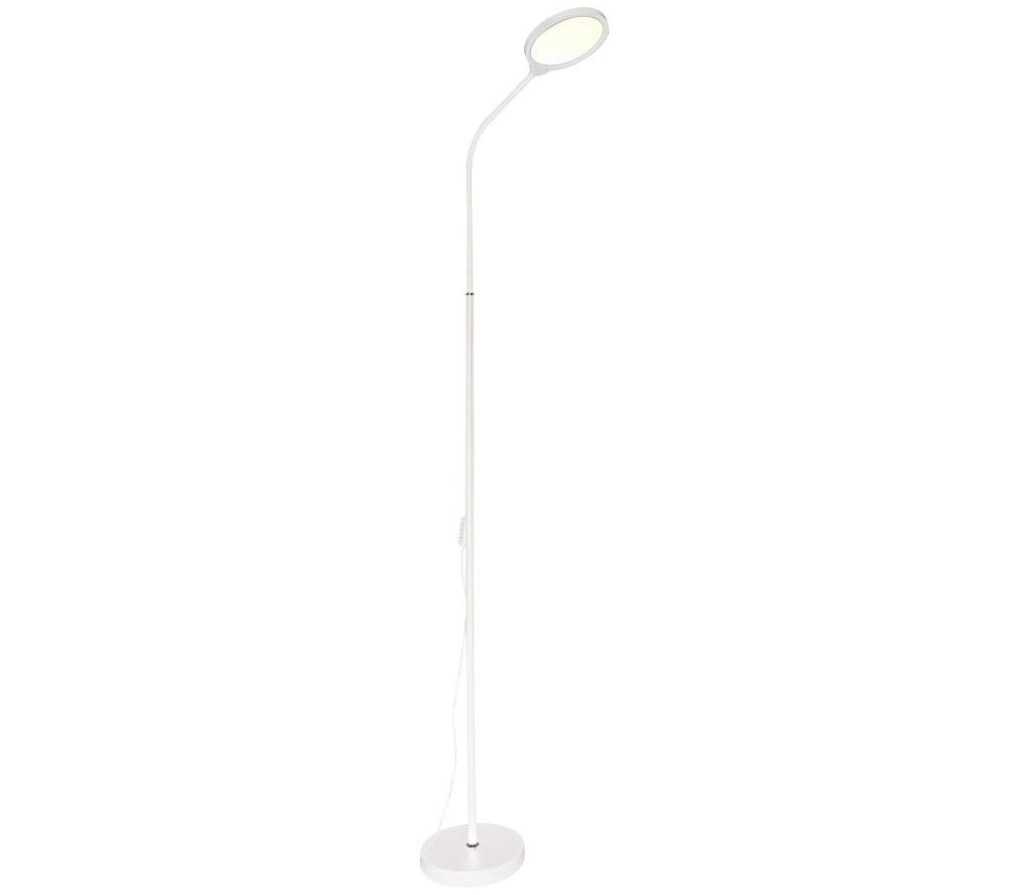 Zuma Line SM-609-WH - LED Ściemnialna lampa podłogowa LED/10W/230V biała