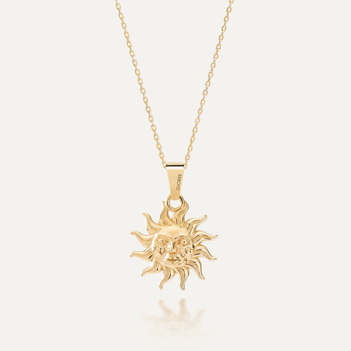 Naszyjnik słońce, srebro 925
