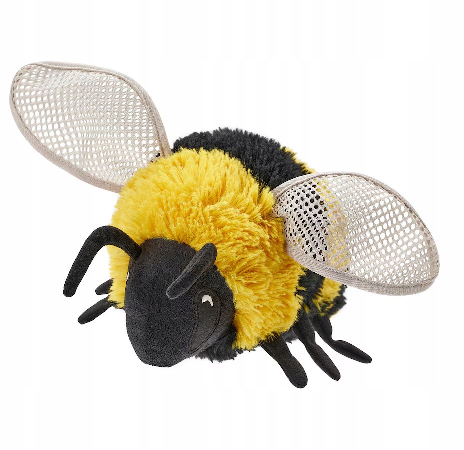 IKEA SKOGSDUVA maskotka miniaturka TRZMIEL żółto-czarny 21cm