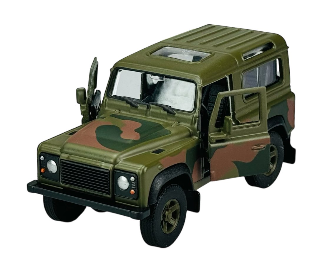 WELLY LAND ROVER DEFENDER WOJSKOWY 1:34 42392 (WOJSKOWE PUDEŁKO)