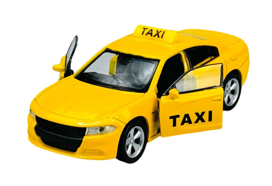 WELLY 2016 DODGE CHARGER R/T TAXI 1:34 43742