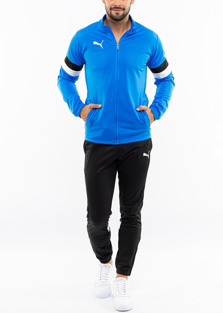 Puma dres męski komplet sportowy dresowy bluza spodnie Team Rise r. M
