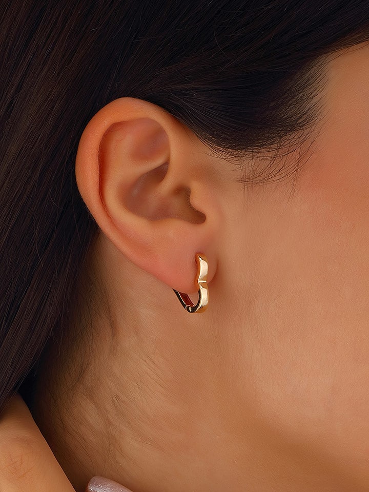 Luja Bijoux Pozłacane kolczyki