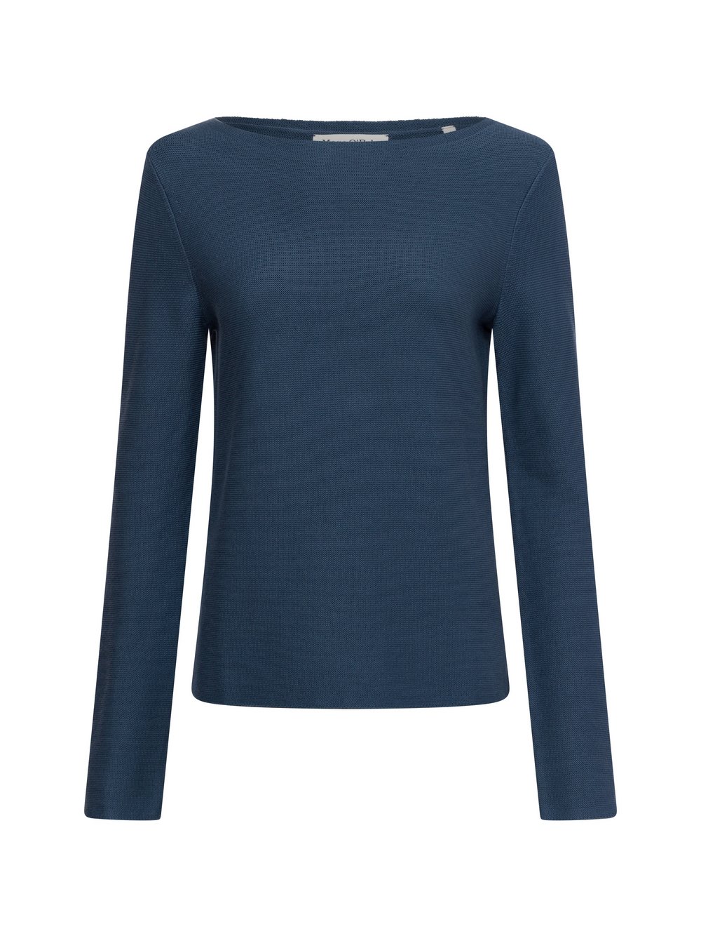 Marc O'Polo Sweter damski z dzianiny Kobiety Bawełna niebieski jednolity, S