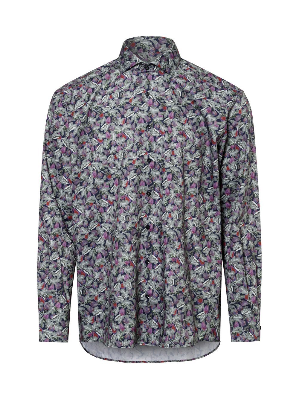 Eterna Comfort Fit Koszula męska Mężczyźni Comfort Fit Bawełna lila|wielokolorowy wzorzysty, 40