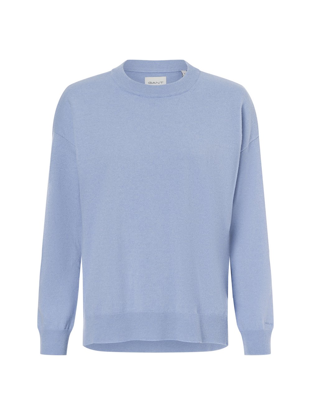 Gant Sweter damski Kobiety Wełna niebieski jednolity, S