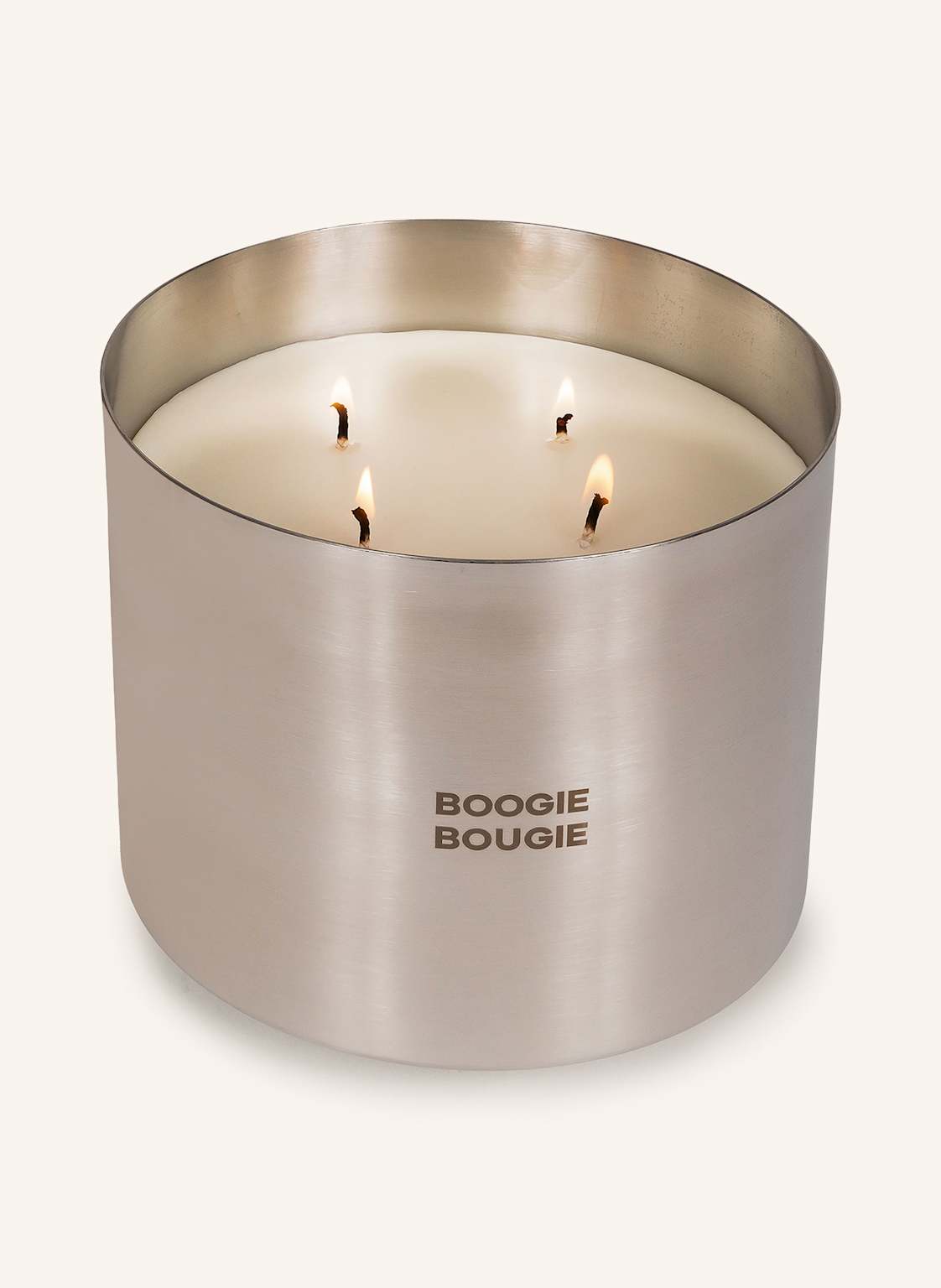 Boogie Bougie Świeca Zapachowa Damask Rose & Oud silber