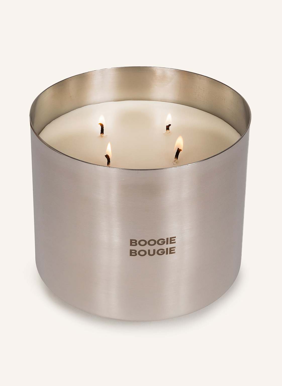 Boogie Bougie Świeca Zapachowa Tonka Bean & Myrrh silber
