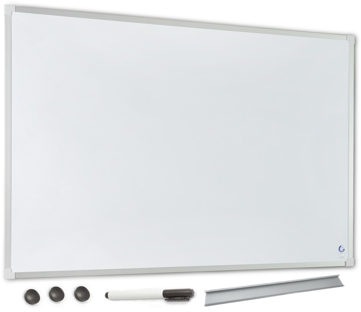 Tablica biała suchościeralna magnetyczna rama aluminiowa 50x70 cm OUTLET