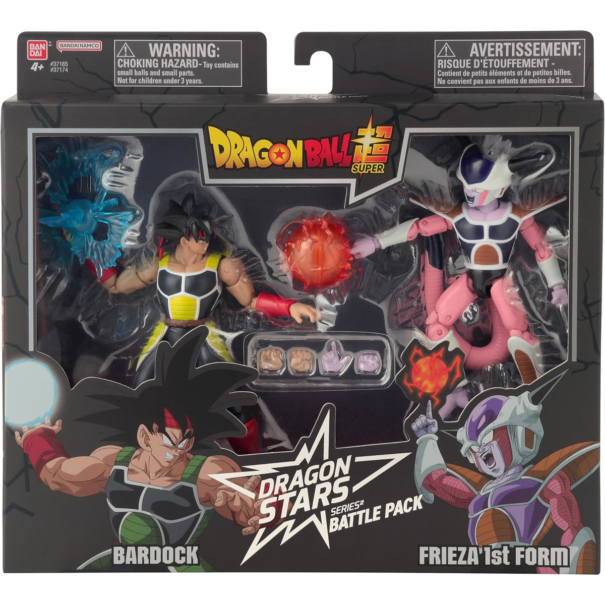 DRAGON BALL DRAGON STARS BATTLE PACK 2-PAK BARDOCK VS FRIEZA 1ST FORM