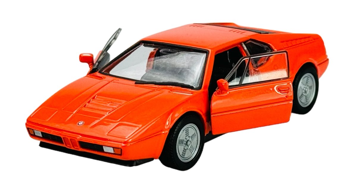 WELLY BMW M1 E26 POMARAŃCZOWY 1:34 43780