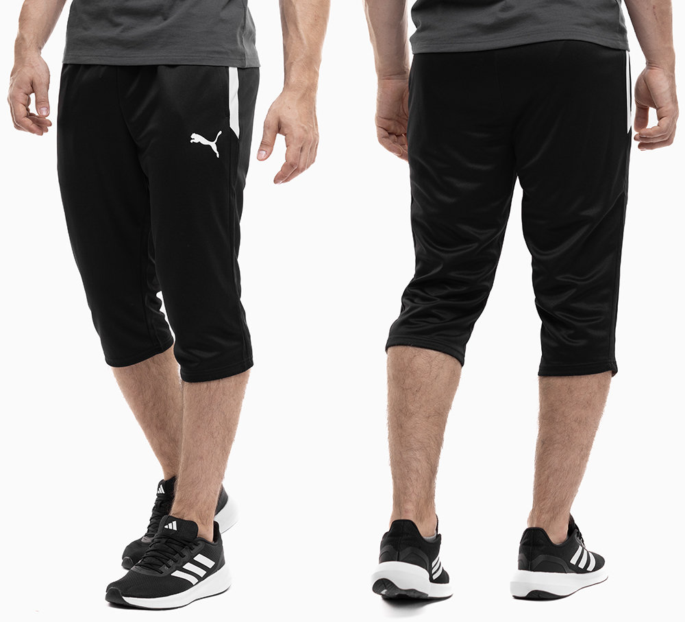 PUMA spodnie męskie sportowe spodenki 3/4 treningowe teamLIGA roz. L