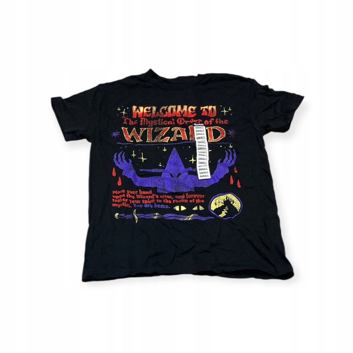 Koszulka T-shirt męski okrągły dekolt SPENCER'S WIZARD OF BARGE L