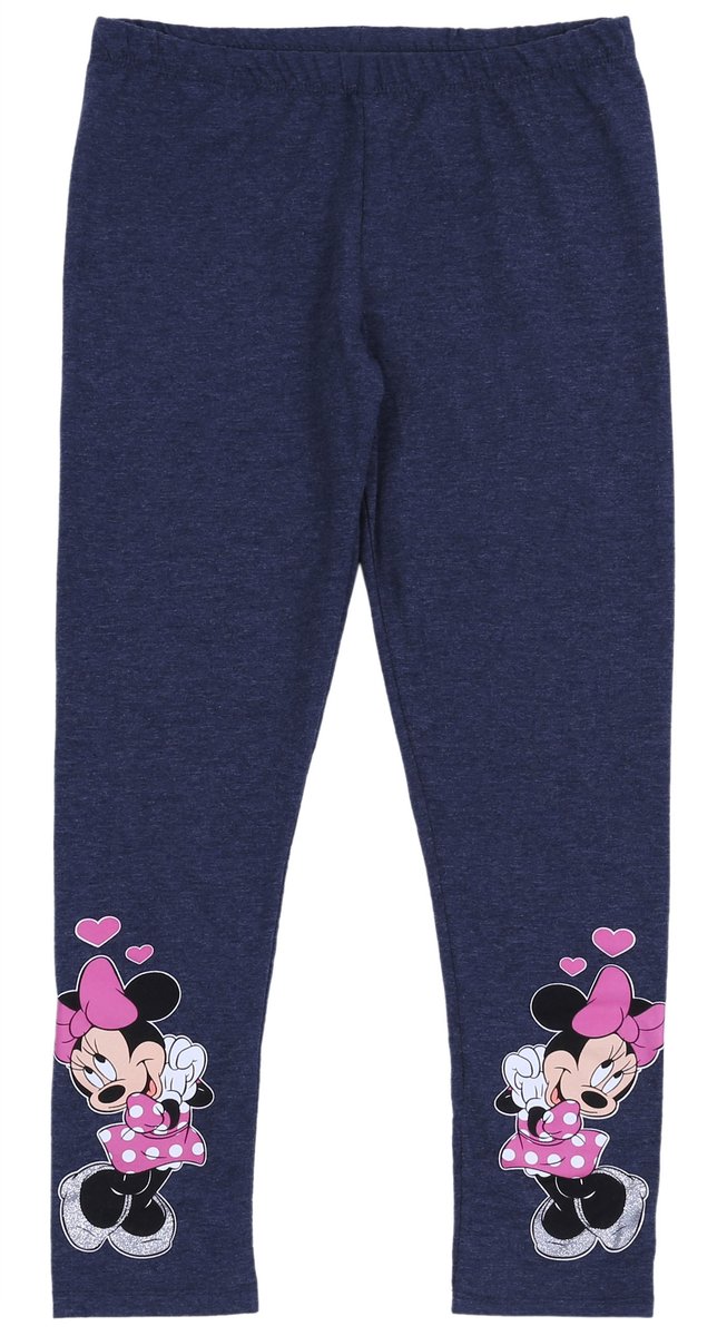 Granatowe legginsy Myszka Minnie Disney 5-6 lat 116 cm