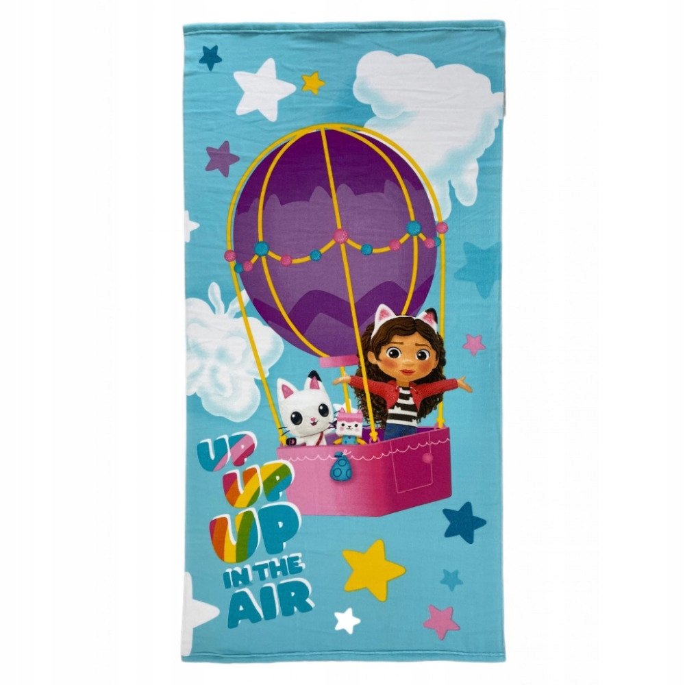 RĘCZNIK PLAŻOWY KOCI DOMEK GABI GABBY'S DOLLHOUSE 70X140