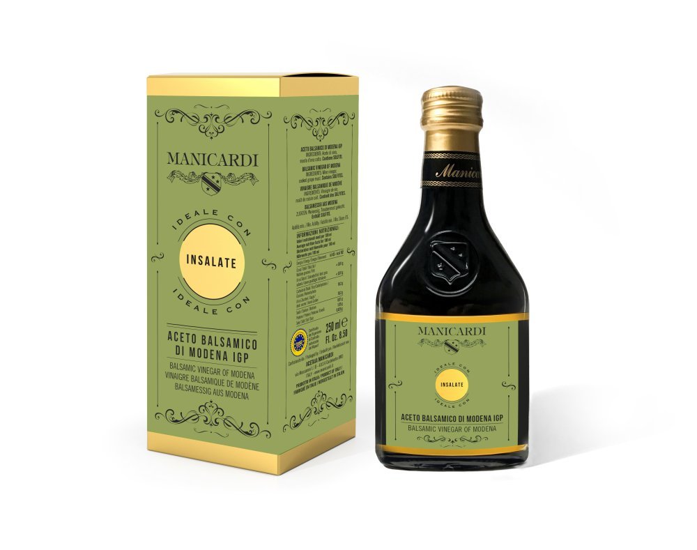 Ocet balsamiczny z Modeny I.G.P. Barrique, 250 ml - bez barwników / Manicardi