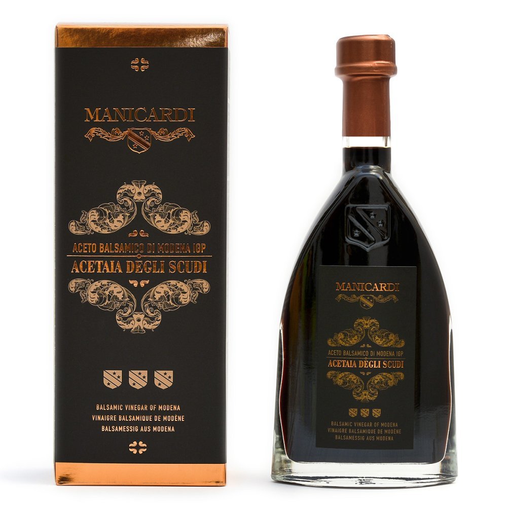 Ocet balsamiczny z Modeny I.G.P. 3 Scudi, 250 ml - bez barwników / Manicardi