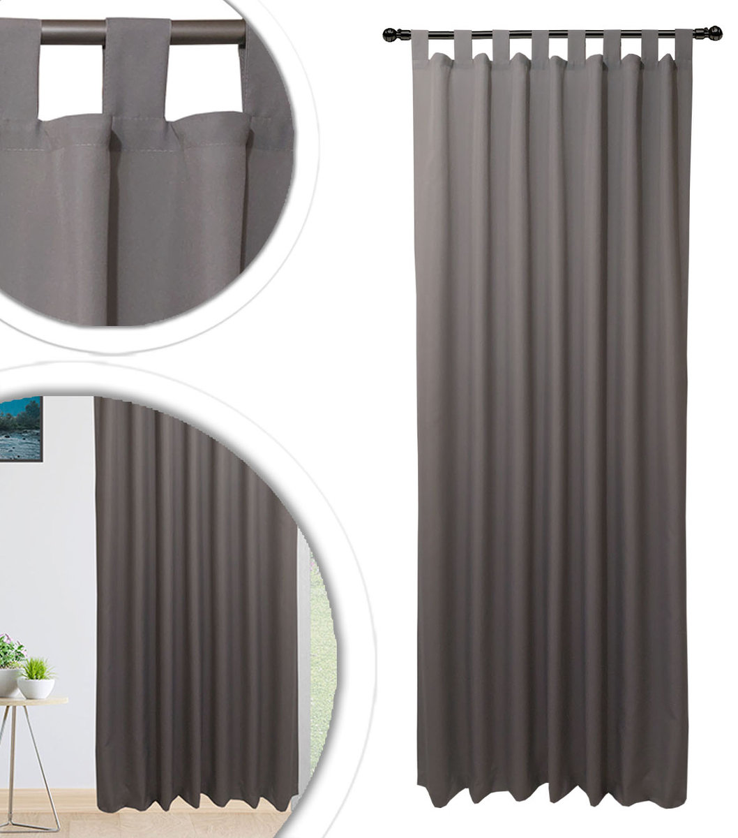 Gotowe Zasłony 145x250 Półzaciemniająca Zasłona Polski Producent POPIEL