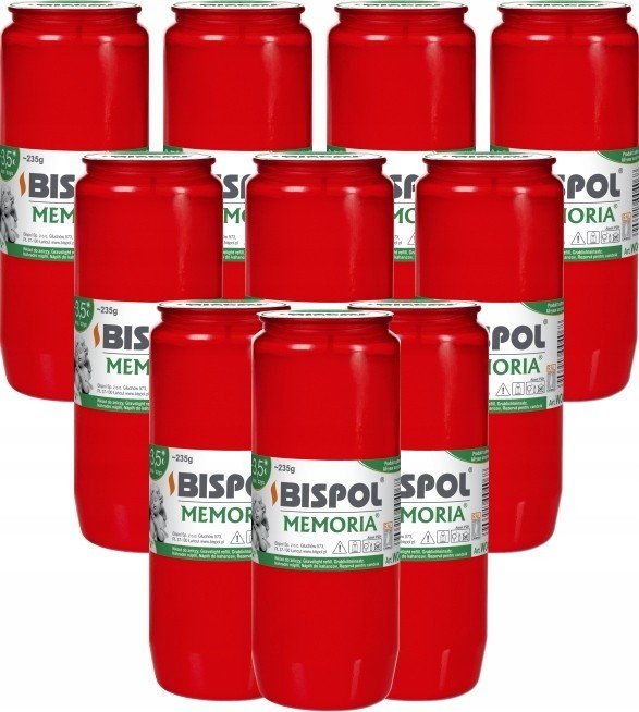 ZESTAW Wkłady do zniczy olejowe BISPOL WO4C 84H 10szt. + Zapałki DABSTER_PL 38szt.