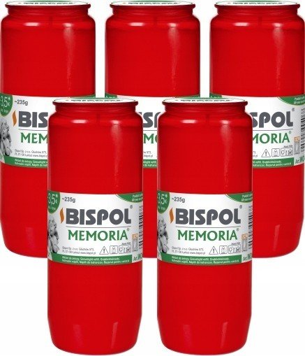 ZESTAW Wkłady do zniczy olejowe BISPOL WO4C 84H 5szt. + Zapałki DABSTER_PL 38szt.