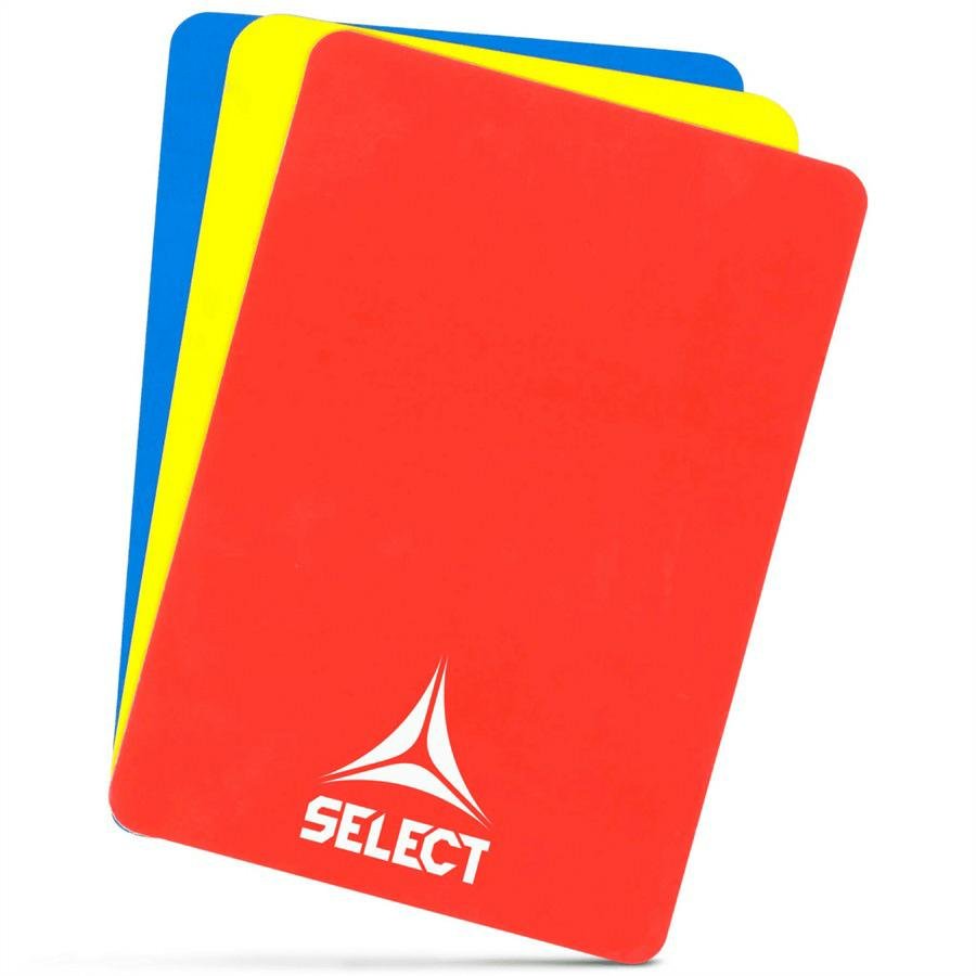 Kartki sędziowskie SELECT zestaw 3 szt.