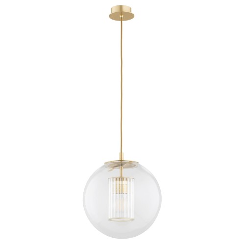 Hampton lampa wisząca 1xE27 mosiądz 8626AR