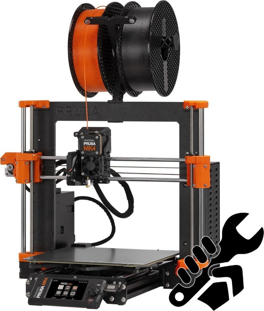 Prusa Drukarka 3D - Oryginalna Prusa MK4 - zestaw do samodzielnego montażu}