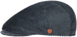 Kaszkiet Sidney Cross Corduroy by Mayser, niebieski, 55 cm