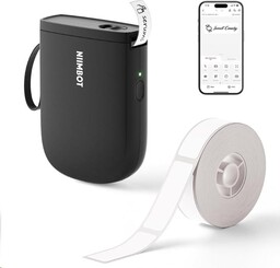 Niimbot D11-H Smart 1AA57311605, etykieciarka, czarny + etykiety papierowe