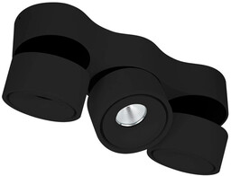 Arcchio - Rotari 3 LED Spot montowany powierzchniowo 3x8,9W Czarny
