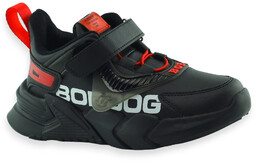 Buty sportowe dla chłopca American Club BD 13/21 Black/Red