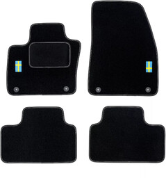 Dywaniki welurowe LOGO do Volvo XC90 II od 2015