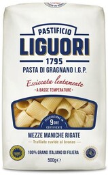 Makaron Liguori IGP Mezze Maniche Rigate 500g