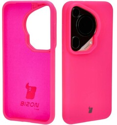 Bizon Silikonowe etui Soft Case do Huawei Pura 70 Ultra, neonowo-różowe