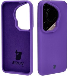 Bizon Silikonowe etui Soft Case do Huawei Pura 70 Ultra, fioletowe