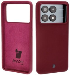 Bizon Silikonowe etui Soft Case do Xiaomi Poco F6 Pro, ciemnofioletowe