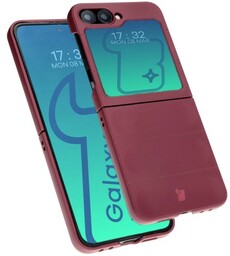 Bizon Pancerne etui Case Tur do Galaxy Z Flip6, ciemnofioletowe
