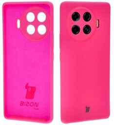 Bizon Silikonowe etui Soft Case do Tecno Spark 20 Pro+, neonowo-różowe