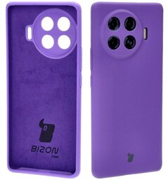 Bizon Silikonowe etui Soft Case do Tecno Spark 20 Pro+, fioletowe