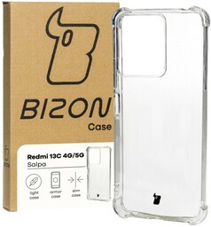 Bizon Elastyczne etui Case Salpa do Xiaomi Redmi 13C 5G, przezroczyste